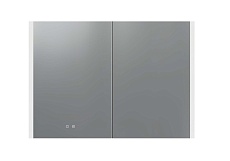 Зеркальный шкаф Aquatek 100x70 см с подсветкой, антипар, хром AQ7109-MLC