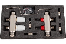 Коллекторная группа с расходомерами из нержавеющей стали Altstream 1&quot;х3/4&quot; 2 выхода 005070101