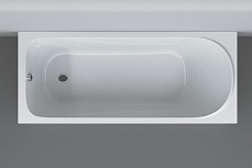 Акриловая ванна Am.Pm Sense 170x70 см с каркасом и сливом-переливом