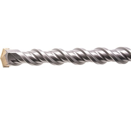 Бур по бетону, двойная спираль, Cobalt W-tip (18x460 мм; SDS PLUS) Denzel 705045