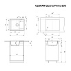 Кухонная мойка Ulgran Quartz Prima 605-06 60.5 см трюфель