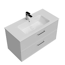 Мебель для ванной Kerama Marazzi Piano Classic 95 см 2 ящика, ясень белый матовый
