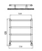 Полотенцесушитель водяной Irsap Bella BES053B50IR01NNN01 55x62.6