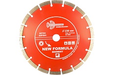 Диск алмазный отрезной Сегментный New Formula (230х22.23 мм) TRIO-DIAMOND S206