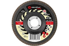 Круг лепестковый торцевой Plus 72 лепестка, 125x22.2 мм, P36 Greatflex 71-843