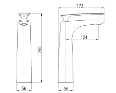 Смеситель для раковины Rav Slezak Tigris TG130.5