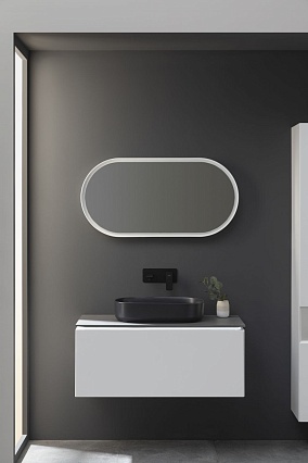 Мебель для ванной Allen Brau Infinity 100 см, 1 ящик, white matt