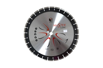 Круг отрезной по асфальту Master Line (450х3.4х10х25.4 мм) Diam 529