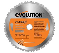 Диск RAGE (355х25.4х2,2 мм; 36 зубьев) универсальный Evolution RAGEBLADE355MULTI