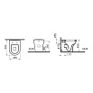 Подвесной унитаз VitrA Zentrum Rime-Ex 5795B003-0075
