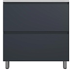 Тумба под раковину Style Line Манхэттен 80 см напольная, графит ЛС-00002372