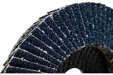 Круг лепестковый торцевой, угловой, цирконат 65% 125х22.2 мм, P-40 ABRAFORM AF-FLAP-CN-125-P40-ZR65