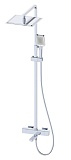 Душевая стойка Oliveeka D-Line OL-739901-CR с термостатом, хром