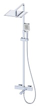 Душевая стойка Oliveeka D-Line OL-739901-CR с термостатом, хром