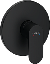 Смеситель для душа Hansgrohe Rebris S 72667670 (внешняя часть) матовый черный