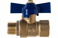 Шаровой кран ZOX 1/2'' вн/нар., бабочка 519279