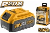 Аккумуляторная батарея 20В/5.0Ач Ingco FBLI2003 INDUSTRIAL