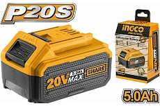 Аккумуляторная батарея 20В/5.0Ач Ingco FBLI2003 INDUSTRIAL