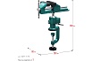Шарнирно-поворотные тиски Kraftool Precision 75 мм 32711-75