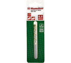 Сверло по камню Flex 202-303 DR CR (6х60х100 мм; DIN8039; HRC-88-89) Hammer 30813