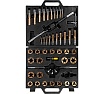 Набор метчиков и плашек AV Steel 45 предметов, М6-М24 AV-921214