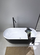 Акриловая ванна Aquanet Delight 170x78 см, 00289723 черный матовый