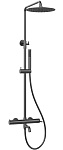 Душевая стойка Vincea Villa VSFS-1VL1GM вороненая сталь