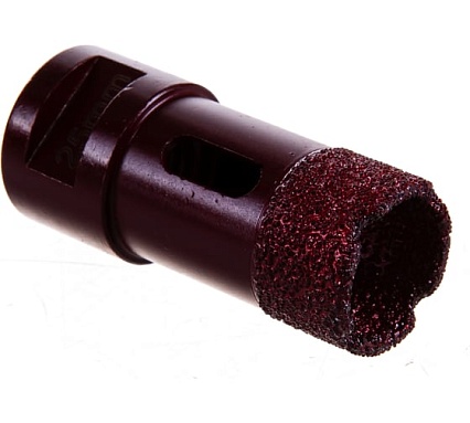 Коронка алмазная вакуумная по камню D25-15W-40L-M14 (25х40 мм; М14) Messer 06-35-025