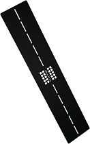 Решетка Allen Brau Infinity 8.210N7-BBA для поддона 160x80, черный браш