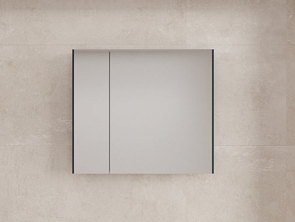 Зеркальный шкаф Style Line Лима 80x70 см графит ЛС-00002345