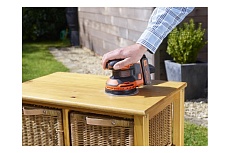 Аккумуляторная эксцентриковая шлифмашина Black&Decker BDCROS18N
