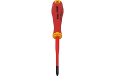 Диэлектрическая отвертка Felo PZ 1х80, E-Slim Ergonic 41519290