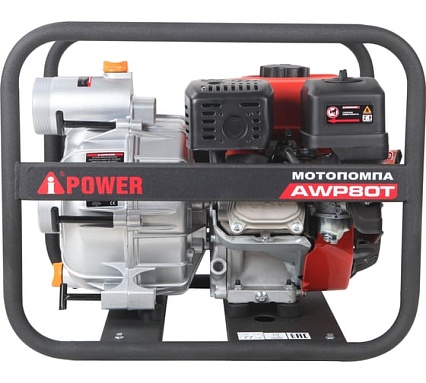 Бензиновая мотопомпа для грязной воды A-iPower AWP80Т 30231