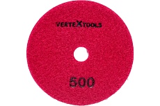 Круг алмазный гибкий шлифовальный для полировки мрамора (100х3х15 мм; Р500) Vertextools 12500-0500