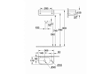 Раковина Grohe Euro Ceramic 39327000 37 см