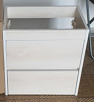 Мебель для ванной Art&Max Family 50 см подвесная, Pino Bianco