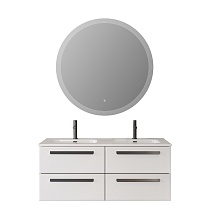 Мебель для ванной Cezares Eco-Cer-N 120 см, 4 ящика Bianco Lucido