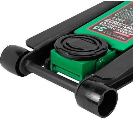 Домкрат подкатной гидравлический двухпоршневой Rockforce 3.5т (h min 75мм, h max 505мм) RF-T830021Q(58995)