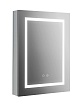 Зеркальный шкаф Aquatek 50x70 см с подсветкой, антипар, хром AQ7504-MLC