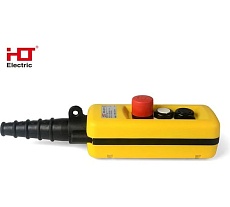 Пульт кнопочный HLT XAC-A2813 2 кнопки, 1 скорость, аварийная кнопка Стоп, IP65 085-12-014