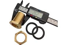 Штуцер для врезки в бочку HG 3/4&quot; НР 1897803