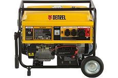 Бензиновый генератор Denzel GE 6900E, 5,5 кВт, 220В 50Гц, 25 л, электростартер 94684