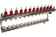 Коллекторный блок для теплого пола 1x3/4EU отв.-12 Gekon GK 72112
