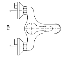 Смеситель для ванны Rav Slezak Labe L054.5BZ белый, золото