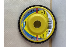 Круг лепестковый тарельчатый SMT925 115х22.23 мм, P80, выпуклый Klingspor 321716