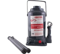 Гидравлический бутылочный домкрат Skyway 20т h 235-440 мм с клапаном в коробке+сумка S01804005