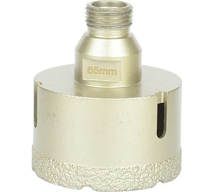 Коронка алмазная, вакуумное спекание (65х40 мм; 1/2"; М14) TECH-NICK TUK 136.600.7027