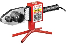 Сварочный аппарат для полипропиленовых труб, 800Вт, 50-300С, насадки 20, 25, 32, 40 , 50, 63мм, металлический кейс, 220В Зубр МАСТЕР АСТ-800