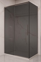 Душевой уголок Vincea Stella VSR-1ST9012CGGM 120x90 вороненая сталь, тонированное