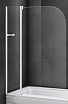 Шторка для ванны Cezares RELAX-V-11-100/140-P-Bi-L 100x140 рифленая, левосторонняя